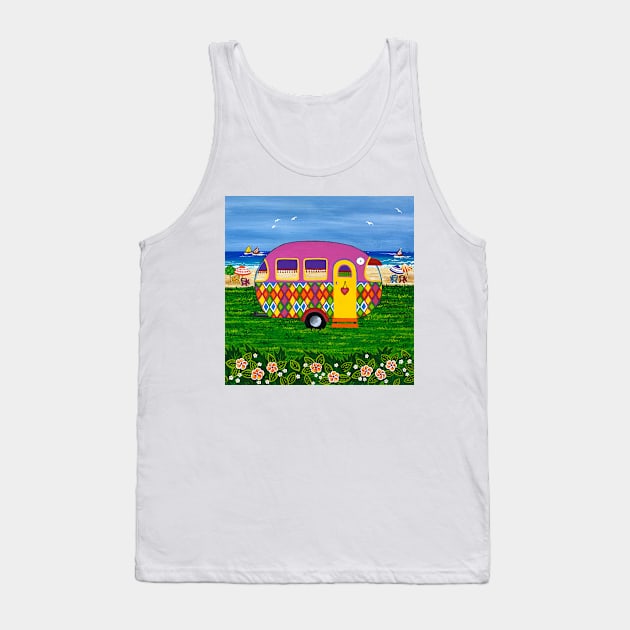 Caravan Holiday Mary-Jane Tank Top by Lisafrancesjudd